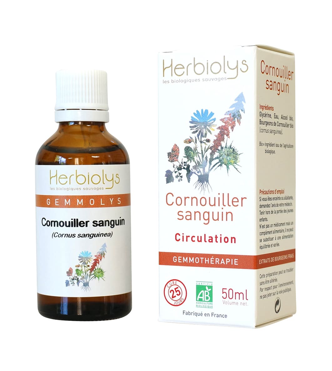 ◆お好きなジェモご選択◆シングルジェモエッセンス　エルビオリス ジェモセラピー 正規輸入品】Herbiolysジェモセラピー「西洋ミズキ」 シングルジェモ