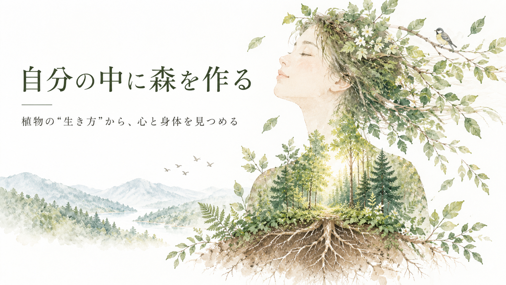 自分の中に森を作る 植物社会学とジェモセラピー