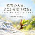 大地から新芽、花へ|ミネラル・ジェモ・フラワーエッセンスでひもとく自然療法 大地から新芽、花へ|ミネラル・ジェモ・フラワーエッセンスでひもとく自然療法